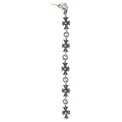 Chrome Hearts Tiny CH Pls 5 Ech Plus 5 Drop Earrings Silver — view 2