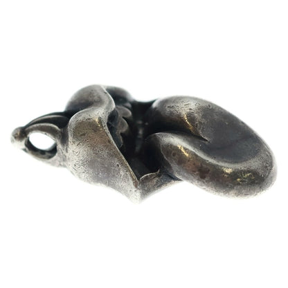 Chrome Hearts Lipstongue Charm Lip and Tan Pendant Top Silver — view 4