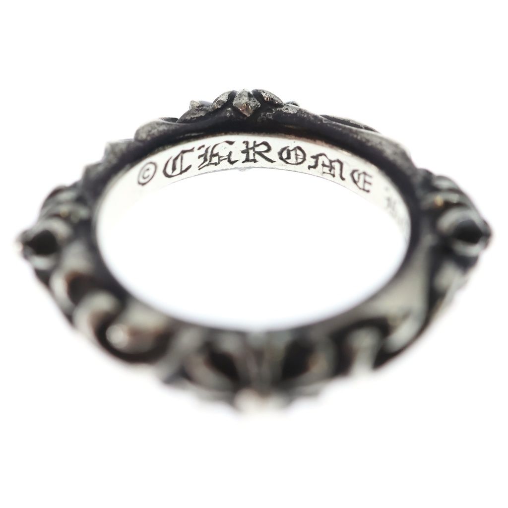 Chrome Hearts Cross Band Ring Silver — view 5