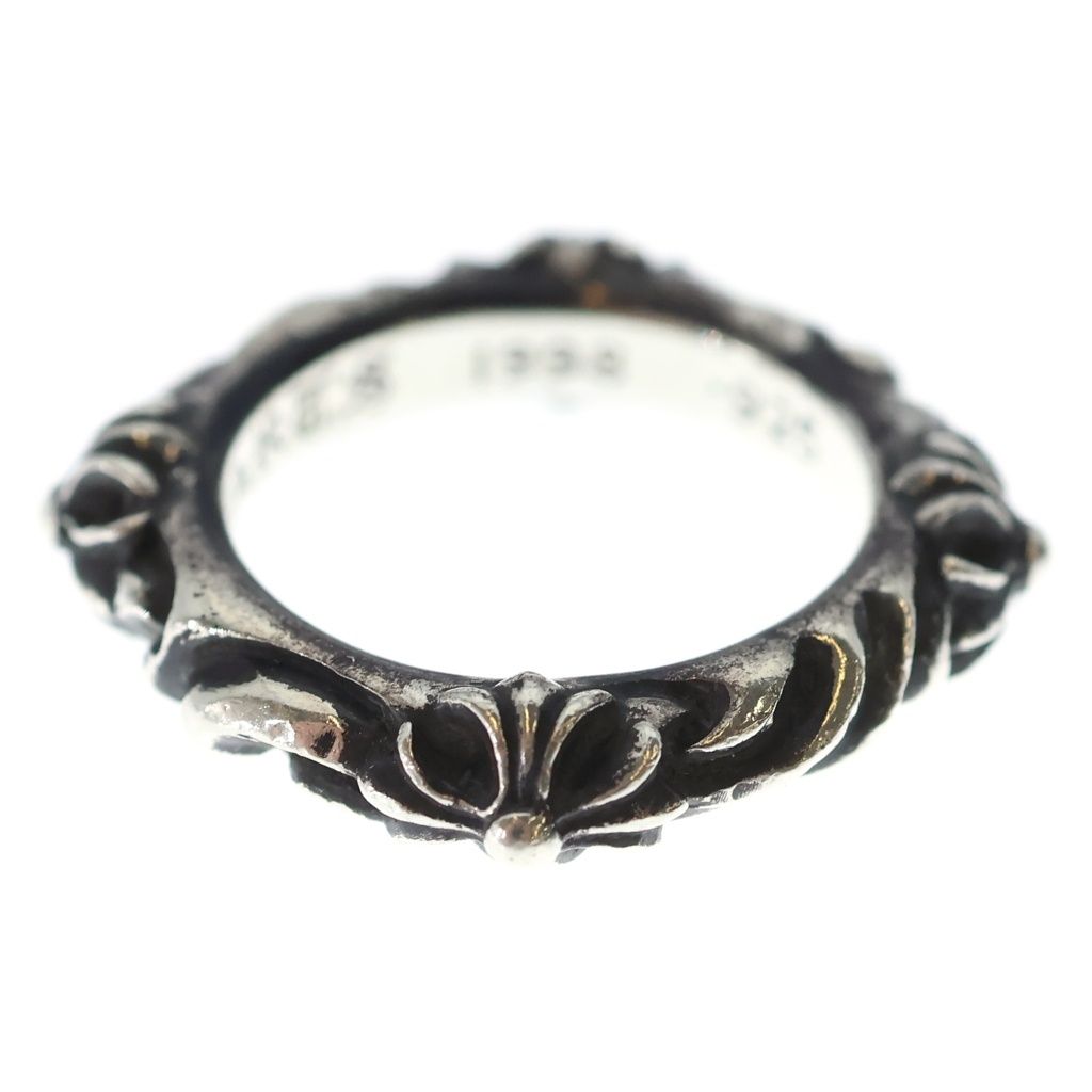 Chrome Hearts Cross Band Ring Silver