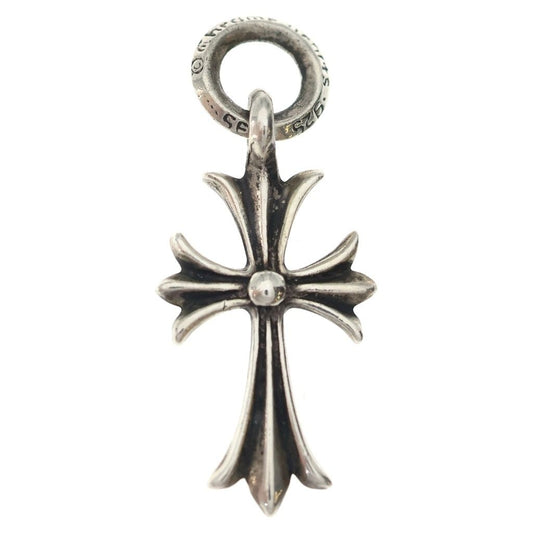 Chrome Hearts Tiny CH Cross Charm Necklace Top Silver Ol