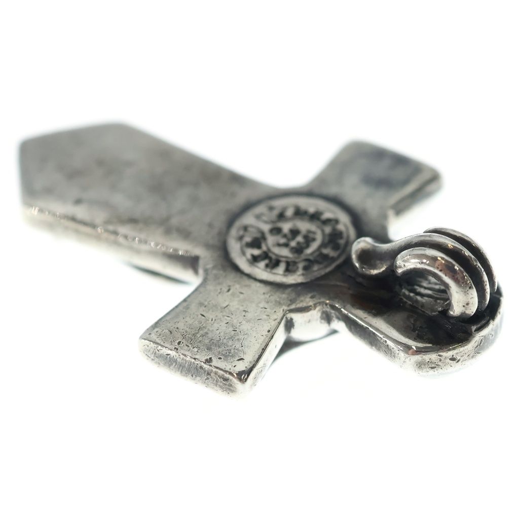 Chrome Hearts Vulcan Cross Small Silver Necklace — view 5