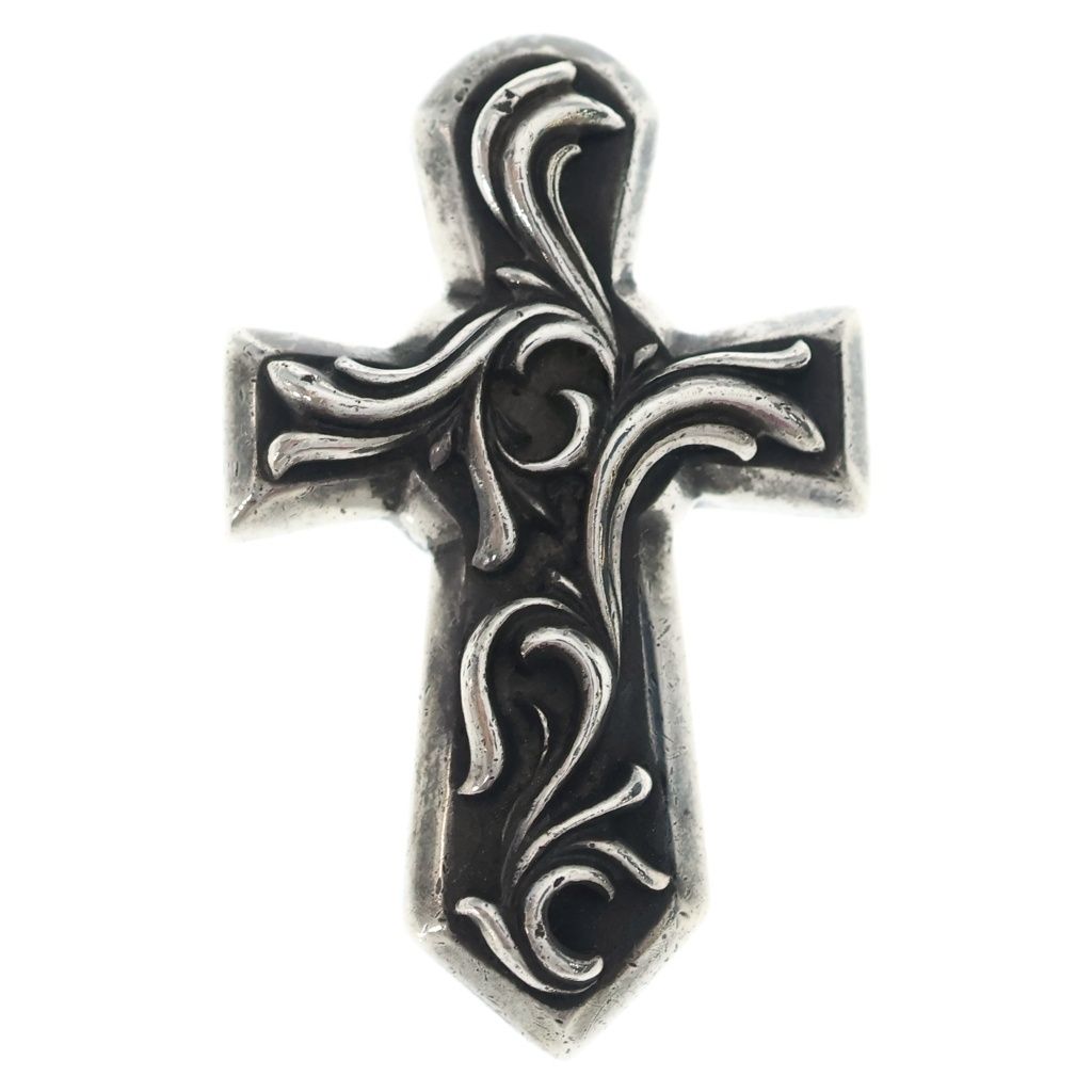 Chrome Hearts Vulcan Cross Small Silver Necklace