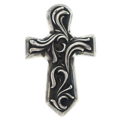 Chrome Hearts Vulcan Cross Small Silver Necklace
