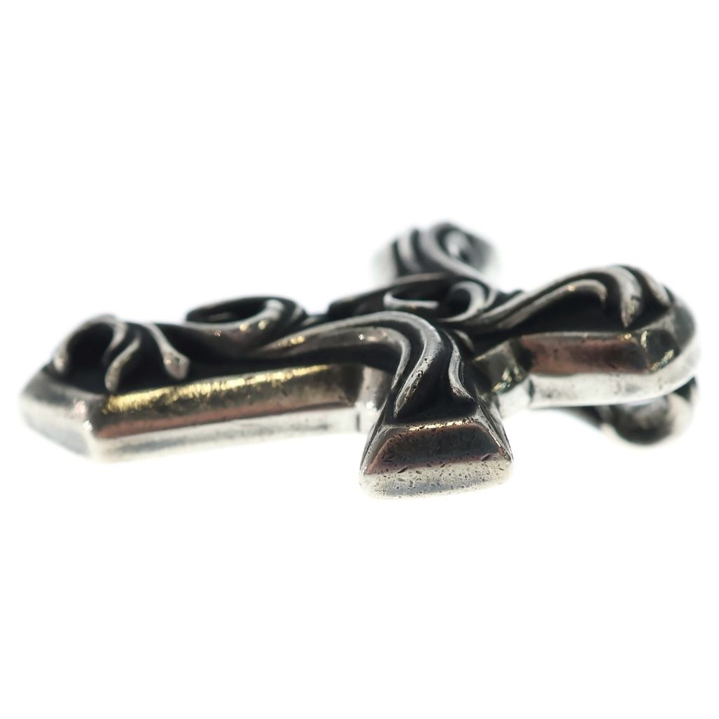 Chrome Hearts Vulcan Cross Small Silver Necklace — view 3