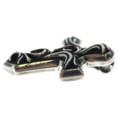 Chrome Hearts Vulcan Cross Small Silver Necklace — view 3