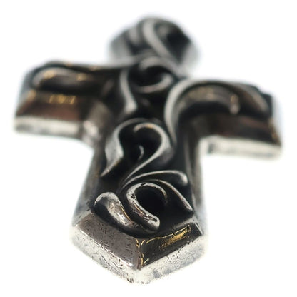 Chrome Hearts Vulcan Cross Small Silver Necklace — view 6