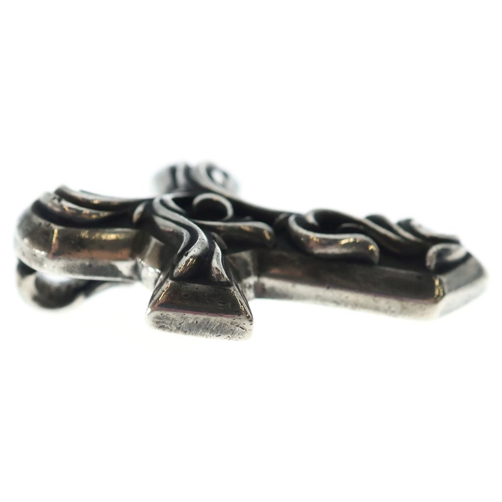 Chrome Hearts Vulcan Cross Small Silver Necklace — view 4