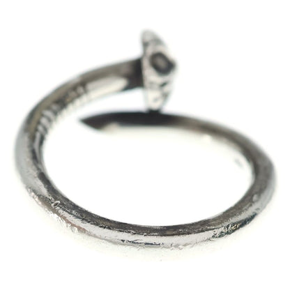 Chrome Hearts Nail Crsball Cross Ball Ring Silver — view 2