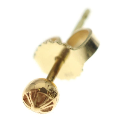 Chrome Hearts 22k Stud Crs Ball Mini Cross Gold Earrings