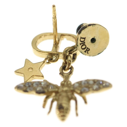 Dior CD Logo Be Drop Earrings Gold — view 6
