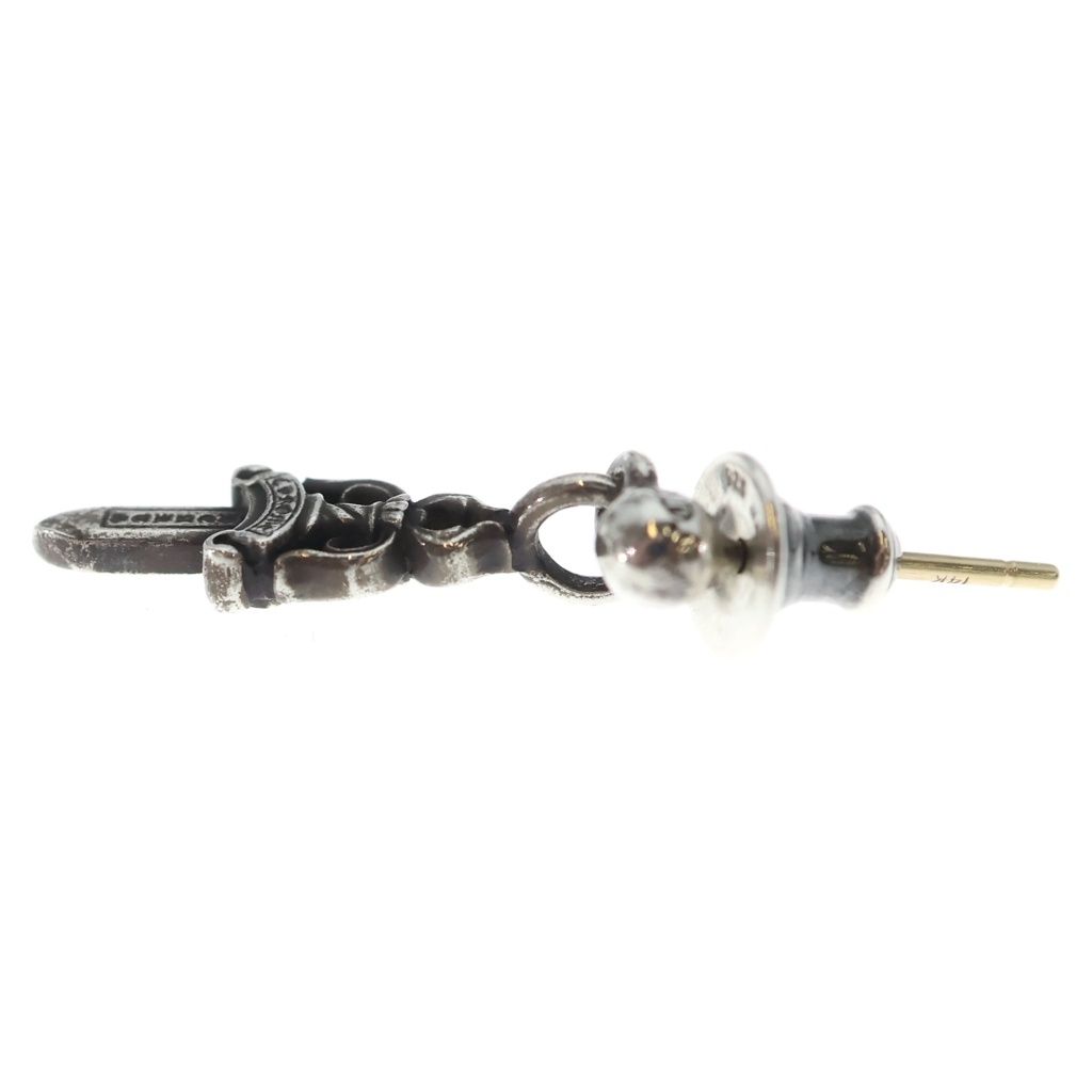 Chrome Hearts Drp Stck Dggr Stack Dagger Drop Earrings Silver — view 3