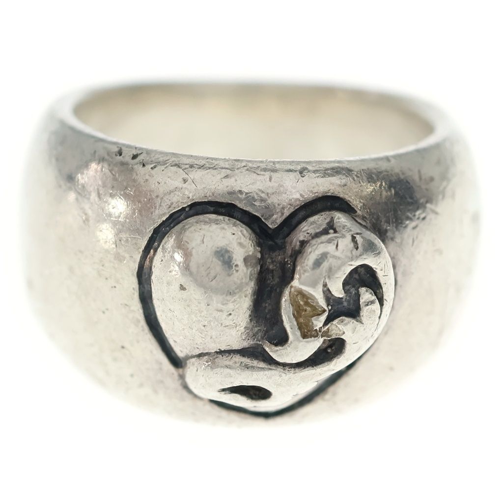 Chrome Heart in Band Silver Ring