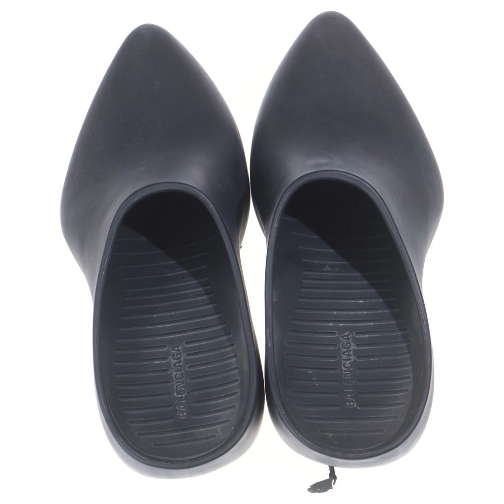 Balenciaga Techno Clog Mule Sandals Shoes Black — view 4