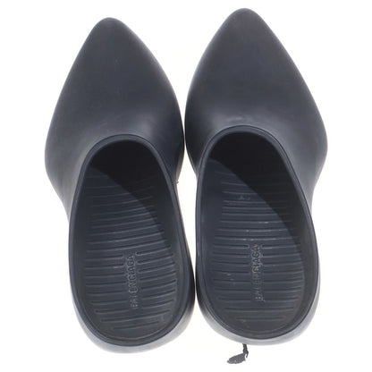 Balenciaga Techno Clog Mule Sandals Shoes Black — view 4