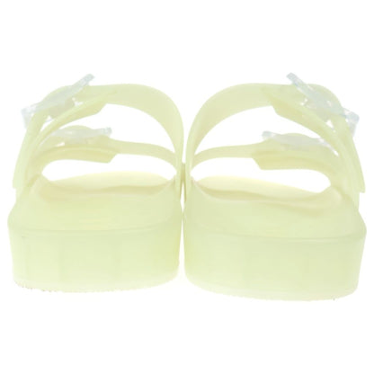 Balenciaga Mallorca Clear Belted Sandals Shoes Yellow — view 3