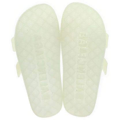 Balenciaga Mallorca Clear Belted Sandals Shoes Yellow — view 5
