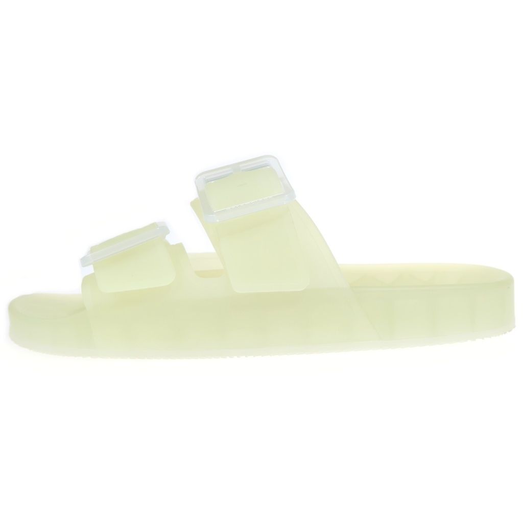 Balenciaga Mallorca Clear Belted Sandals Shoes Yellow