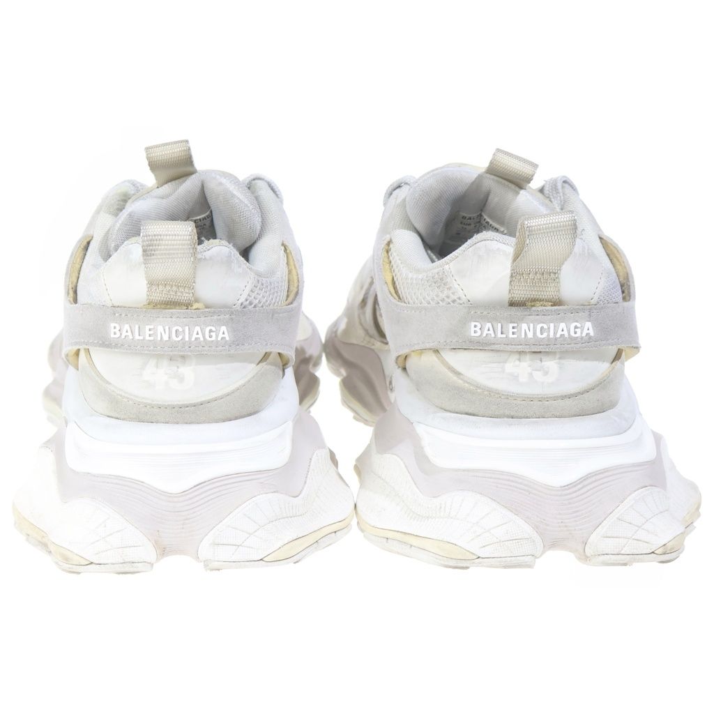 Balenciaga Cargo Sneaker Distressed Volume Sole Low Cut Sneakers White — view 3