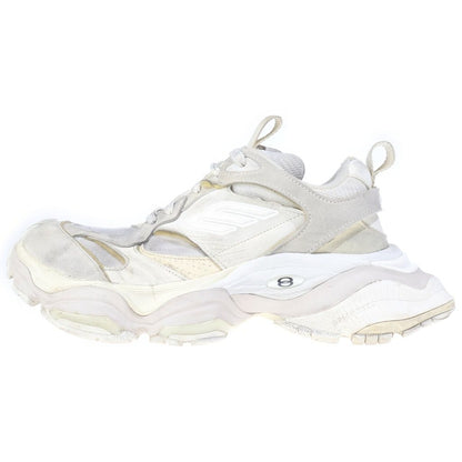 Balenciaga Cargo Sneaker Distressed Volume Sole Low Cut Sneakers White