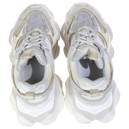 Balenciaga Cargo Sneaker Distressed Volume Sole Low Cut Sneakers White — view 4