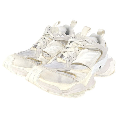 Balenciaga Cargo Sneaker Distressed Volume Sole Low Cut Sneakers White — view 2