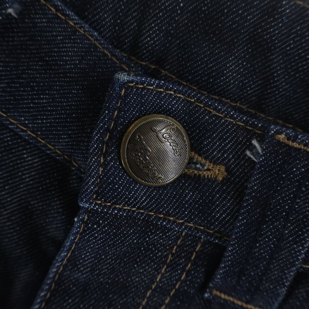 Louis Vuitton Monogram Flower Embroidery Hem Zip Denim Pants Jeans Indigo — view 6