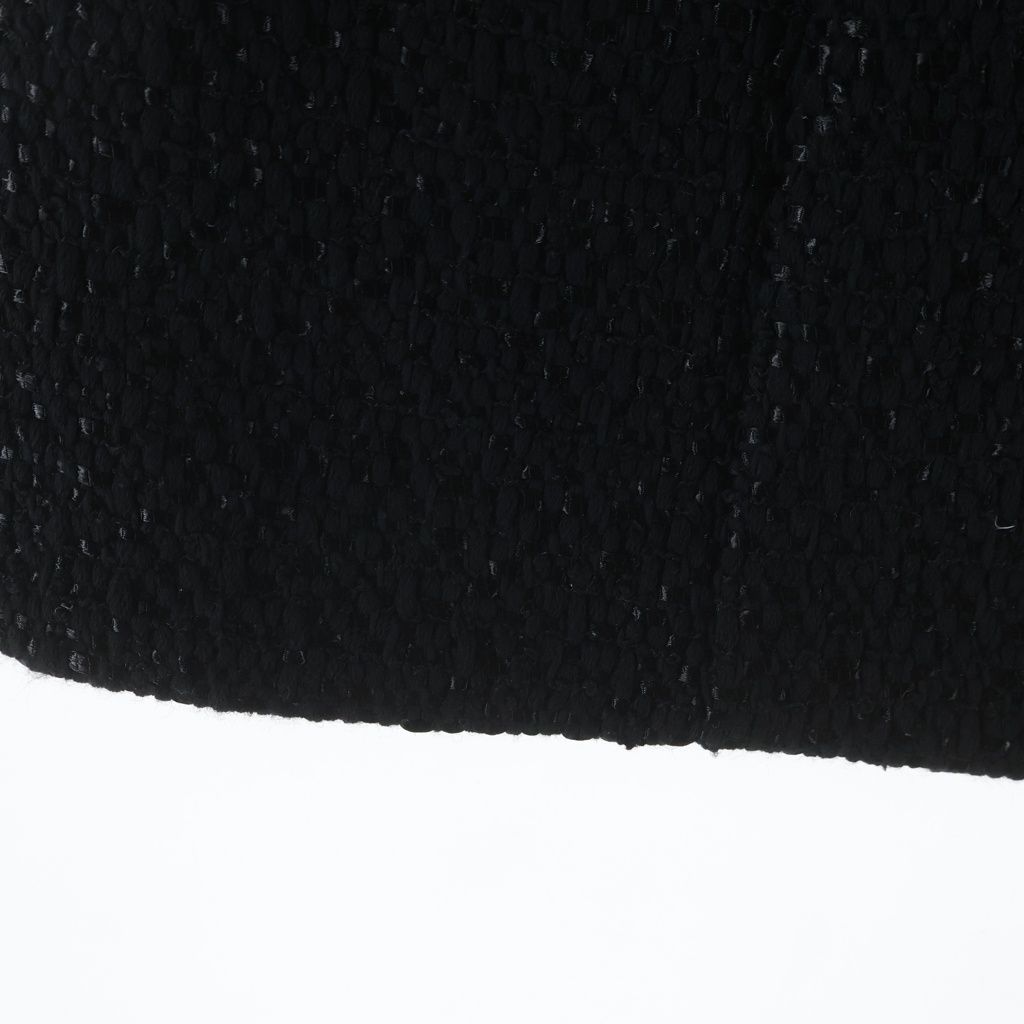 Louis Vuitton Tweed Short Skirt Black Gfe — view 5