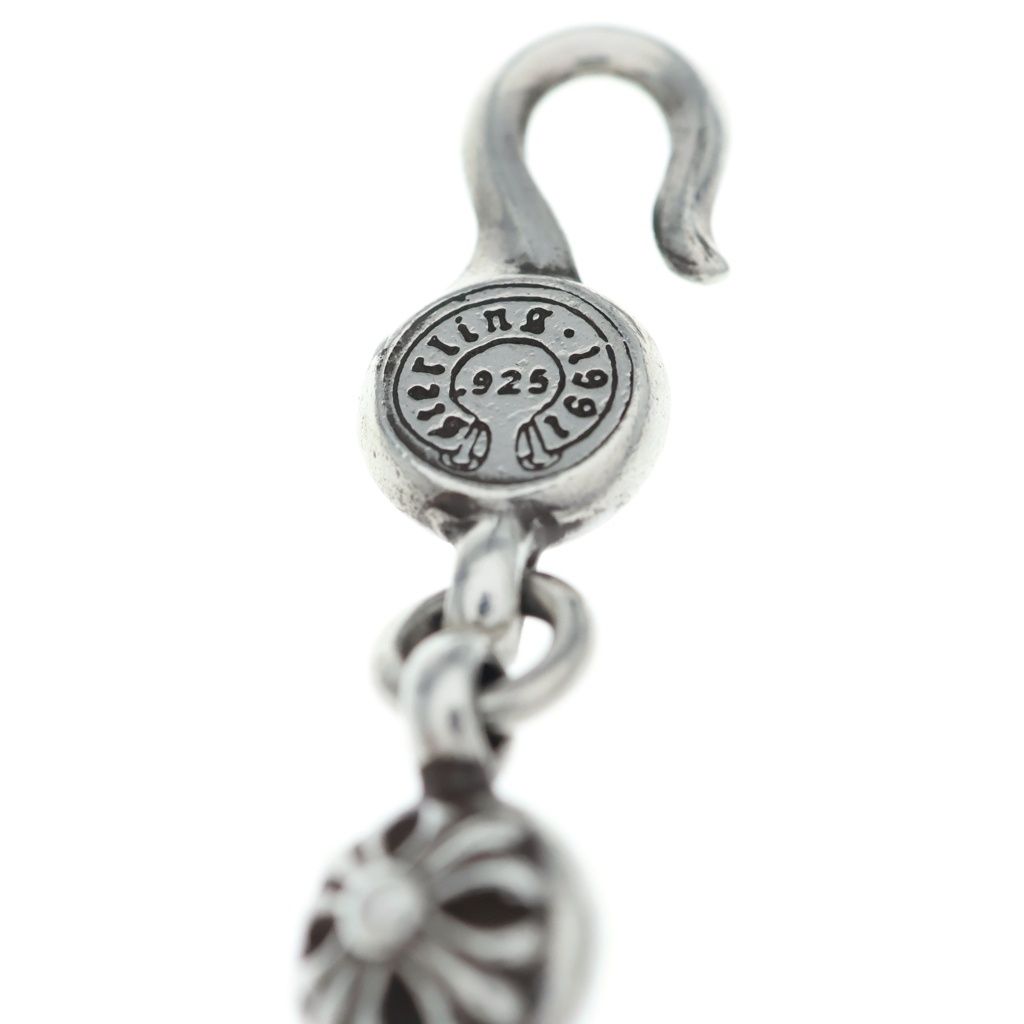 Chrome Hearts 1 Crsbl Chn Sml CH Crs Cross Ball Chain Small CH Necklace Silver — view 5