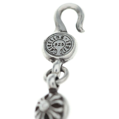Chrome Hearts 1 Crsbl Chn Sml CH Crs Cross Ball Chain Small CH Necklace Silver — view 5