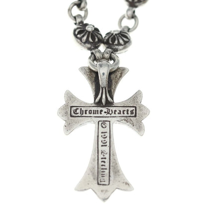 Chrome Hearts 1 Crsbl Chn Sml CH Crs Cross Ball Chain Small CH Necklace Silver — view 3