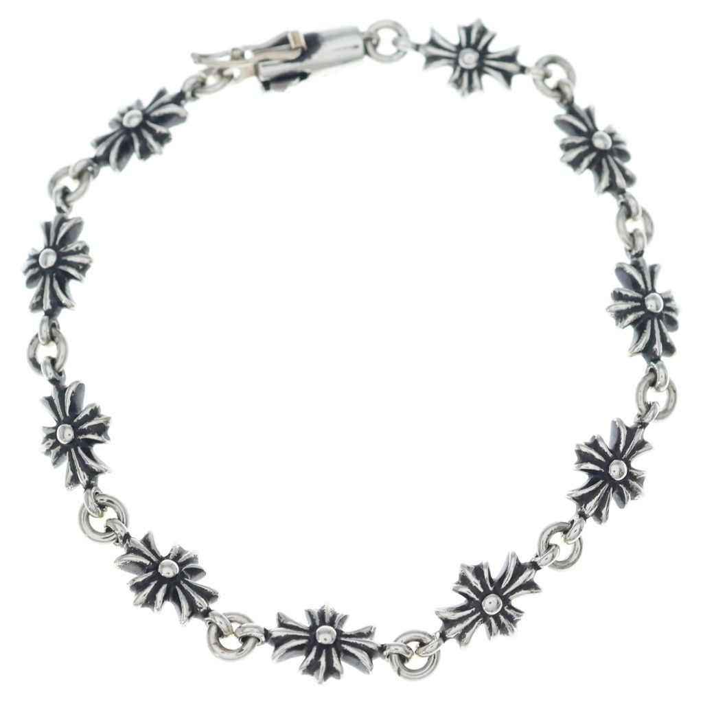 Chrome Hearts Tny CH Pls Tiny CH Plus Bracelet Silver — view 2