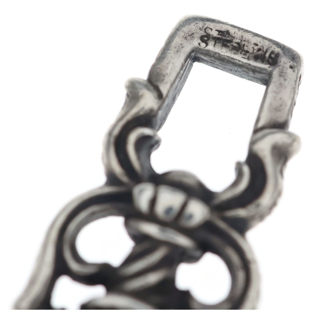 Chrome Hearts Dagger Heart Daga Pendant Top Silver — view 5