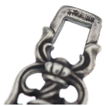 Chrome Hearts Dagger Heart Daga Pendant Top Silver — view 5
