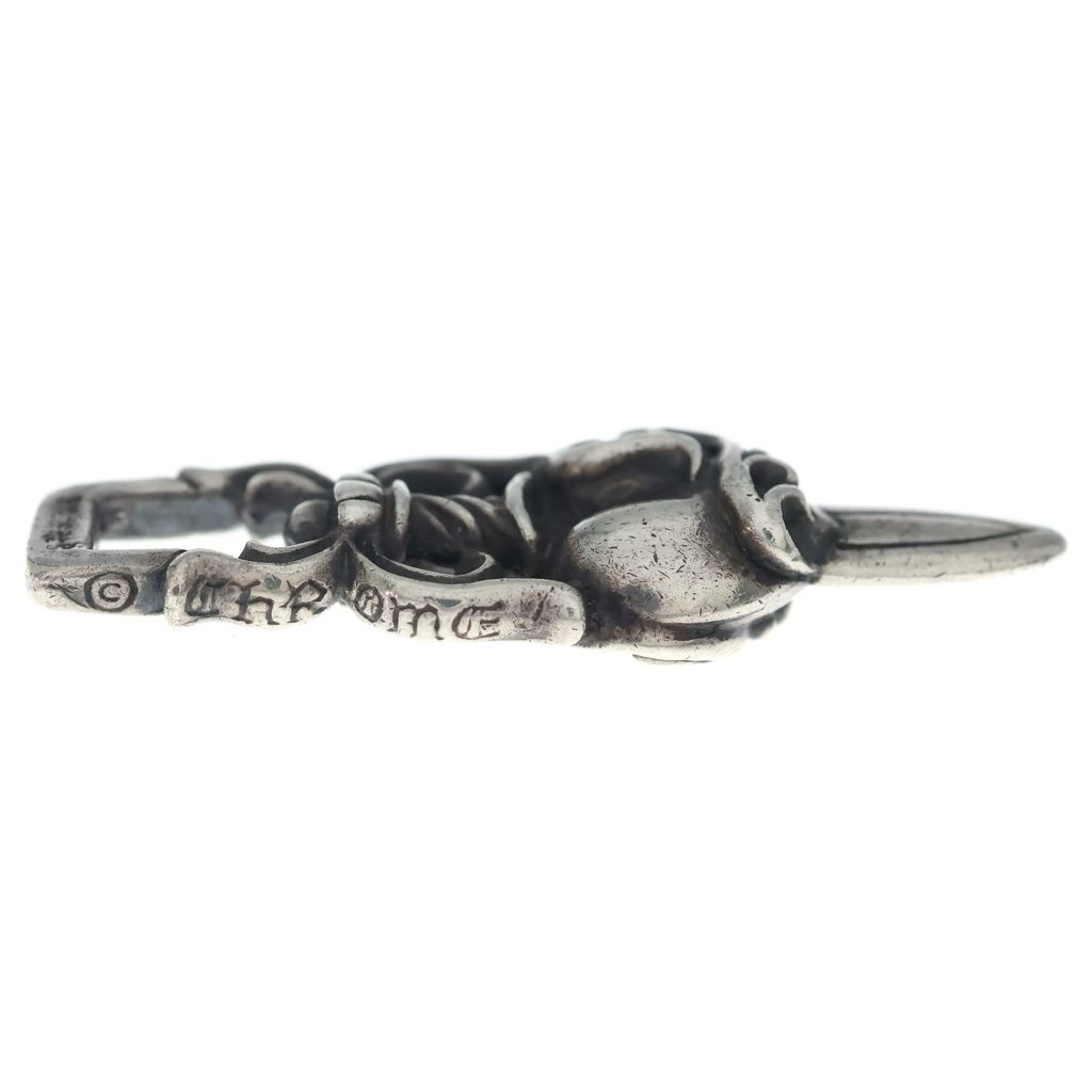 Chrome Hearts Dagger Heart Daga Pendant Top Silver — view 3