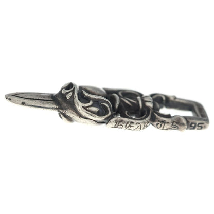 Chrome Hearts Dagger Heart Daga Pendant Top Silver — view 4