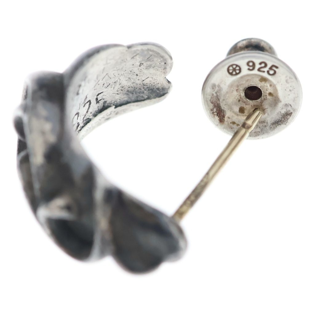 Chrome Hearts Carved Teardrop Earrings Silver — view 6
