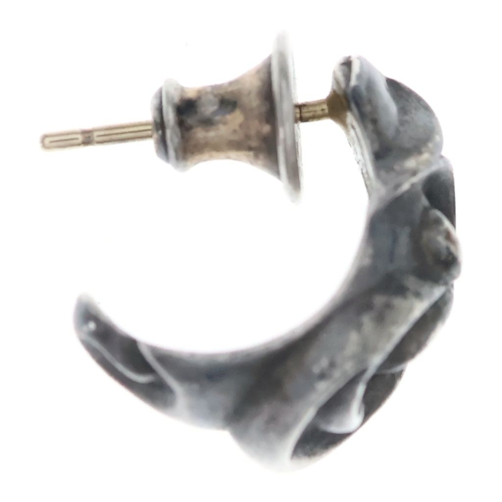 Chrome Hearts Carved Teardrop Earrings Silver — view 3