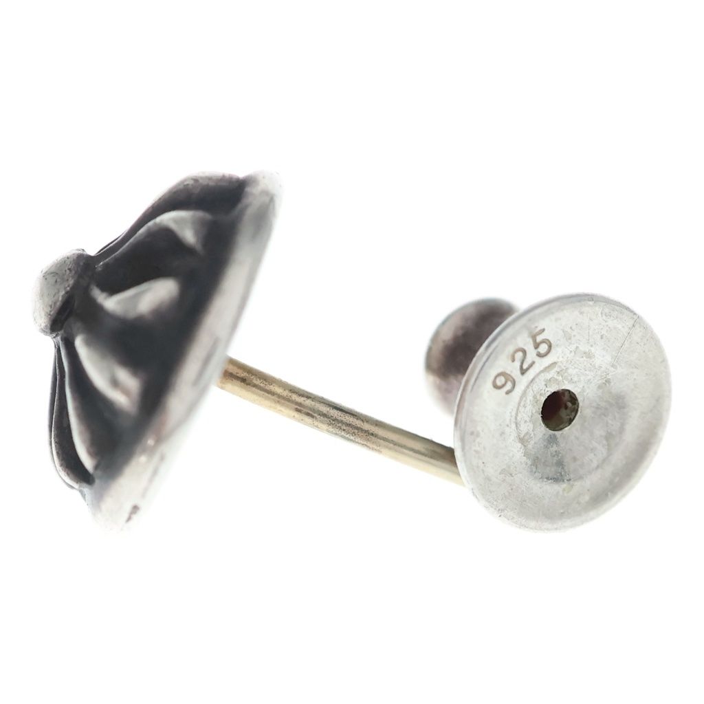 Chrome Hearts Stud Crsbll Cross Ball Earrings Silver — view 6