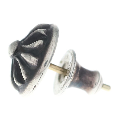 Chrome Hearts Stud Crsbll Cross Ball Earrings Silver — view 4