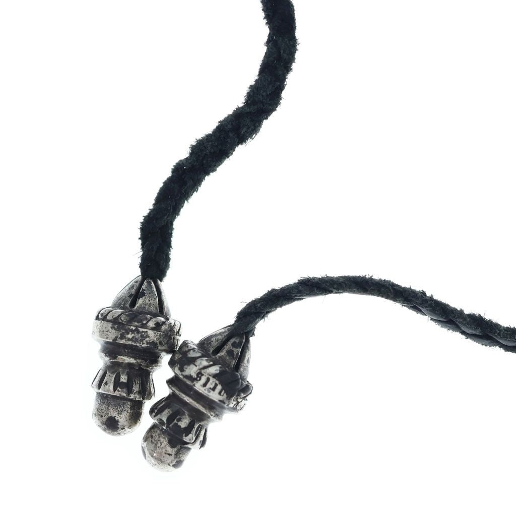 Chrome Hearts Leather Blade Boro Chip Black Silver Shoulder Bag