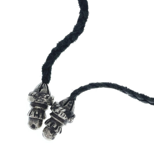 Chrome Hearts Leather Blade Boro Chip Black Silver Shoulder Bag