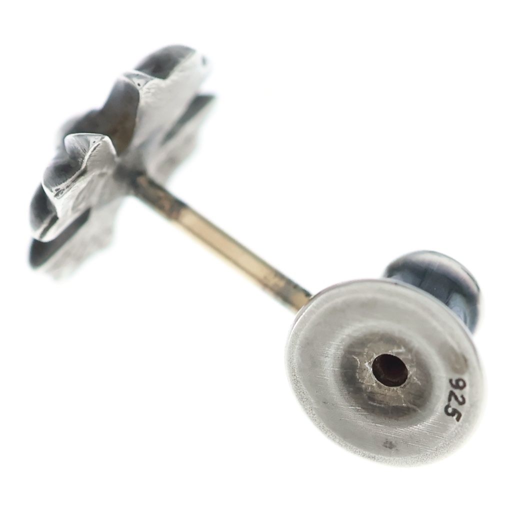 Chrome Hearts No2 CH Pls CH Plus Stud Earrings Silver — view 6