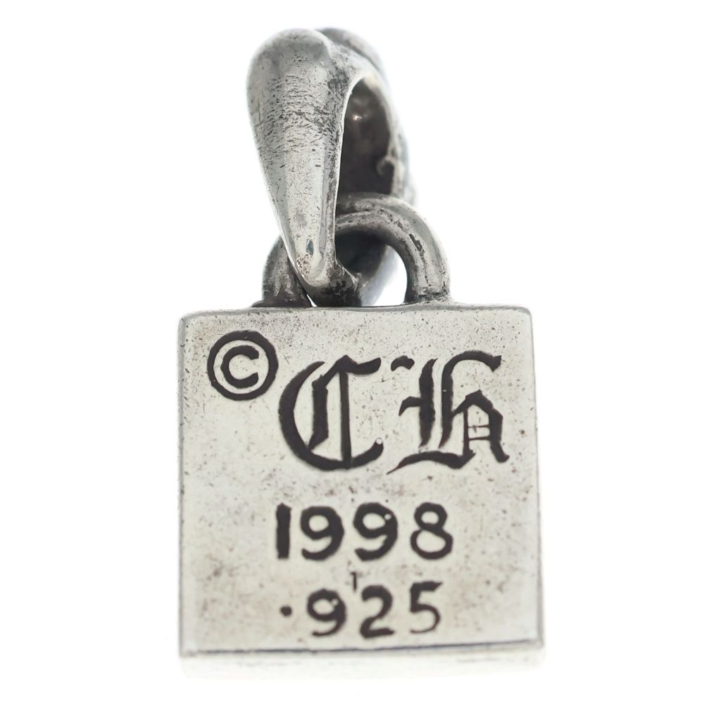 Chrome Hearts Framed CH Plus Charm Pendant Top Silver — view 2