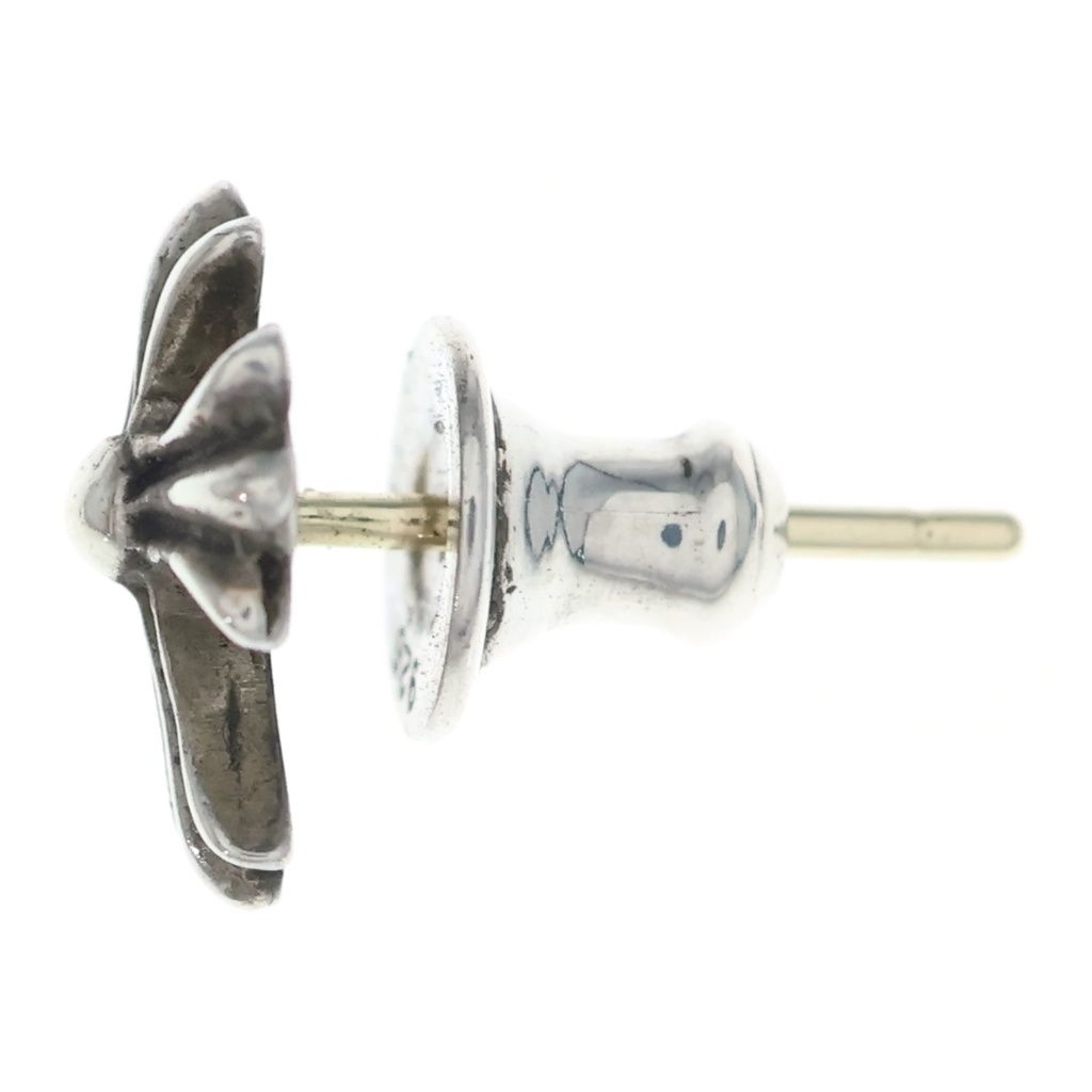 Chrome Hearts No2 CH Crs CH Cross Studs Earrings Silver — view 4