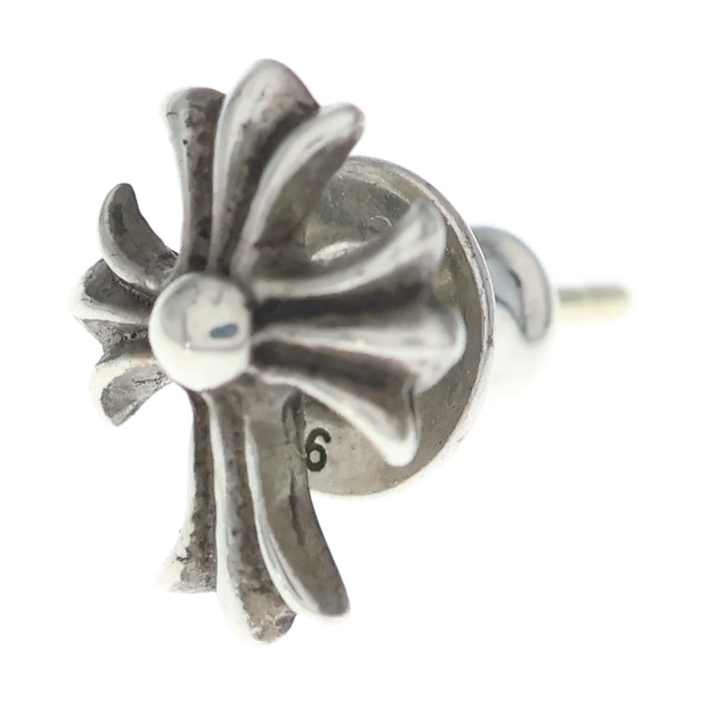 Chrome Hearts No2 CH Crs CH Cross Studs Earrings Silver