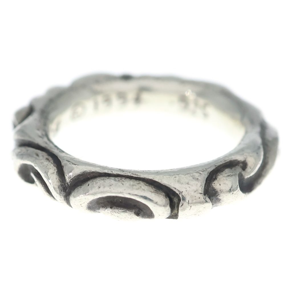 Chrome Hearts Scrl Band Scroll Ring Silver Adjustable — view 3