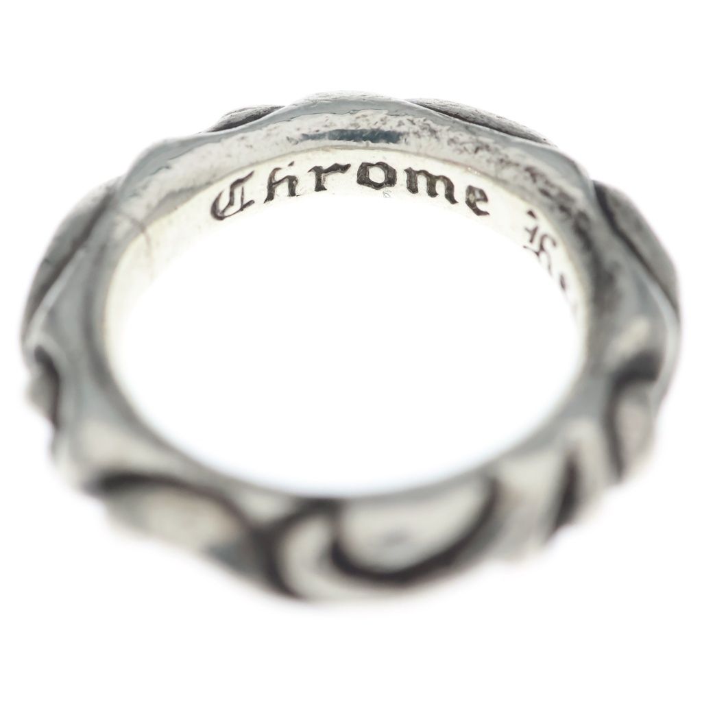 Chrome Hearts Scrl Band Scroll Ring Silver Adjustable — view 4