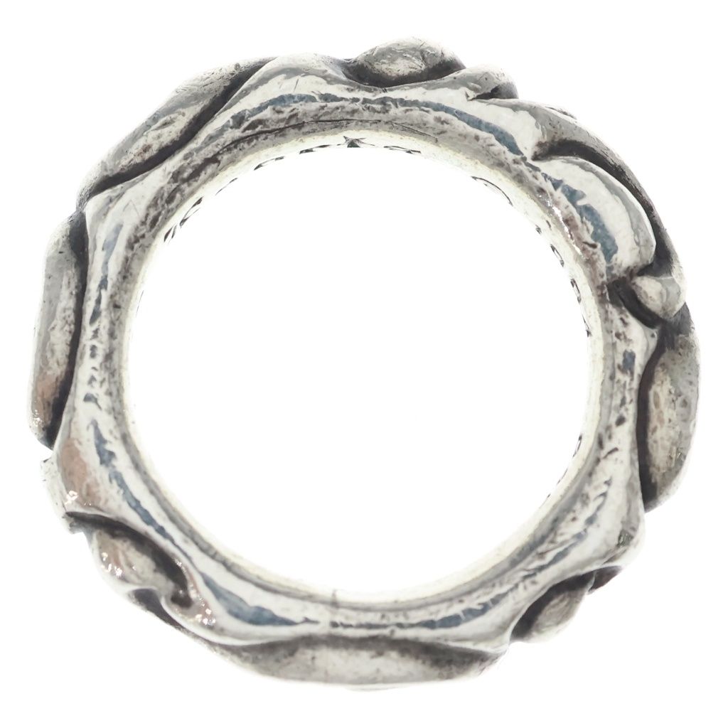 Chrome Hearts Scrl Band Scroll Ring Silver Adjustable — view 6