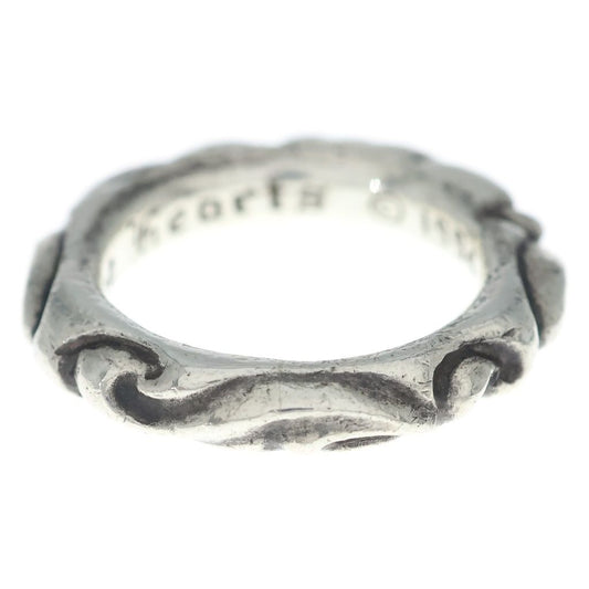 Chrome Hearts Scrl Band Scroll Ring Silver Adjustable